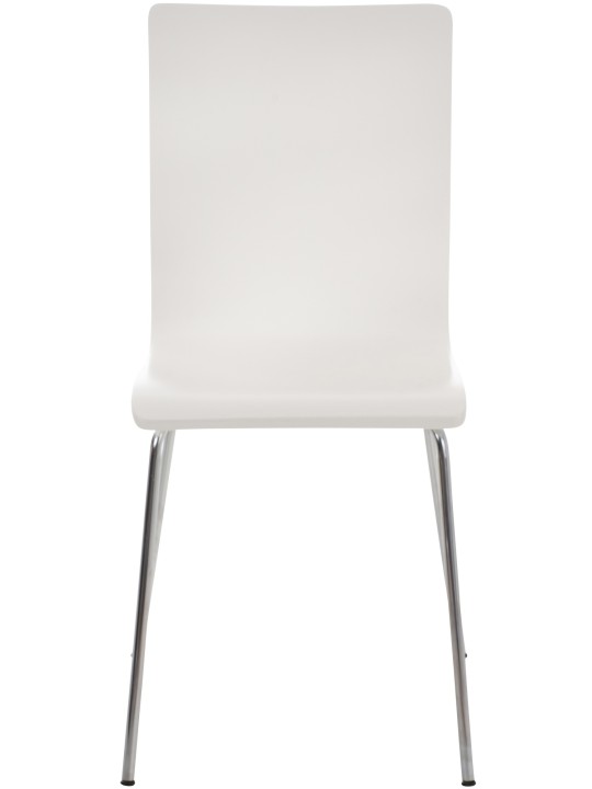 Sæt med 4 Pepe besøgsstole, hvid