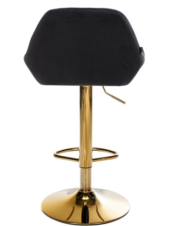 Barstol Braga Gold Velvet, sort Barstol Braga Gold Velvet, sort