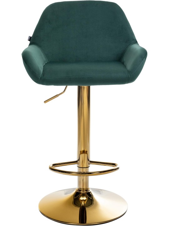 Barstol Braga Gold Velvet, mørkegrøn