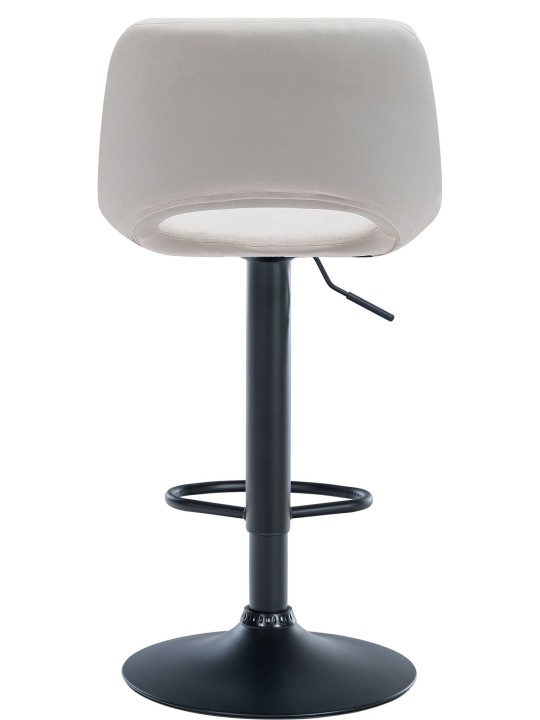 Sæt med 2 barstole Camden velvet, creme Sæt med 2 barstole Camden velvet, creme