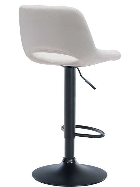 Sæt med 2 barstole Camden velvet, creme Sæt med 2 barstole Camden velvet, creme