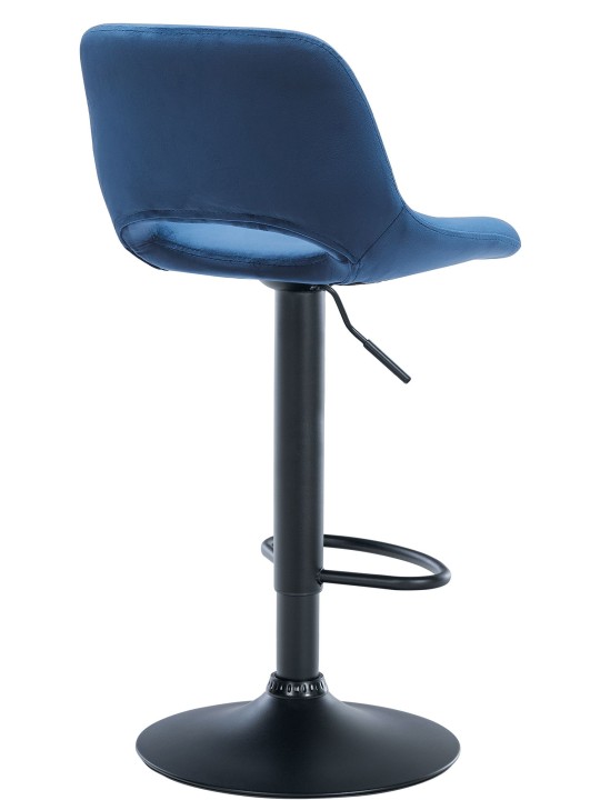Sæt med 2 barstole Camden velvet, blå Sæt med 2 barstole Camden velvet, blå