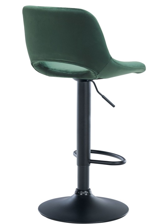 Sæt med 2 barstole Camden velvet, grøn Sæt med 2 barstole Camden velvet, grøn