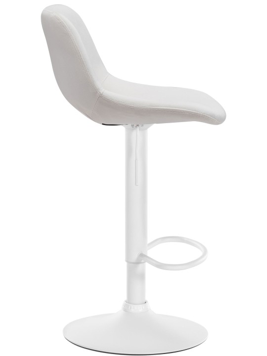 Sæt med 2 barstole Camden velvet, creme