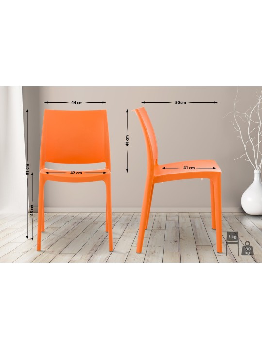 Stol MAYA, orange Stol MAYA, orange