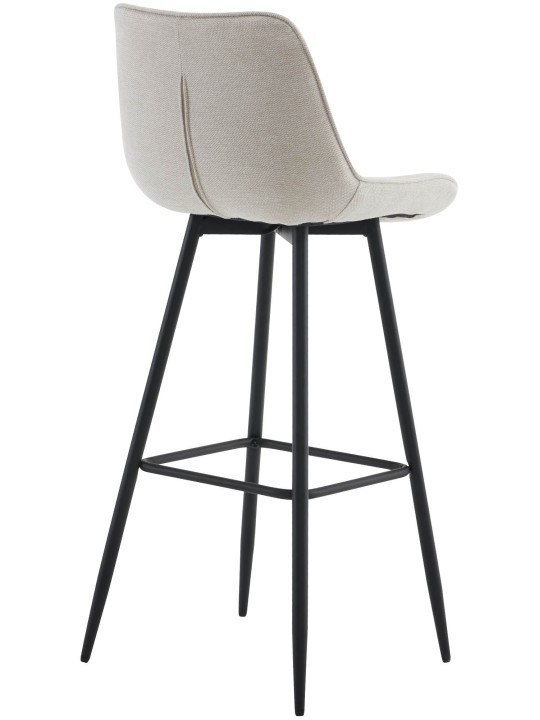 Sæt med 2 barstole Dartford stof, creme Sæt med 2 barstole Dartford stof, creme