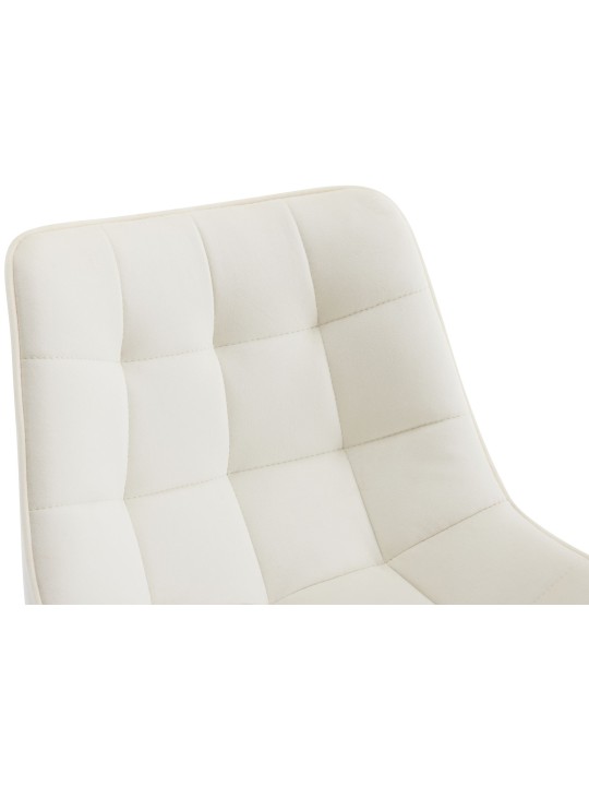 Sæt med 2 barstole Dartford velvet, creme Sæt med 2 barstole Dartford velvet, creme