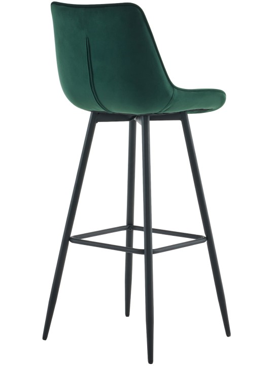 Sæt med 2 barstole Dartford velvet, grøn Sæt med 2 barstole Dartford velvet, grøn