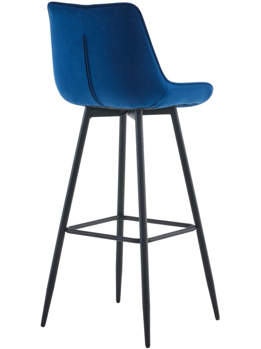 Sæt med 2 barstole Dartford velvet, blå Sæt med 2 barstole Dartford velvet, blå