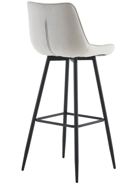 Sæt med 2 barstole Dartford velvet, grå Sæt med 2 barstole Dartford velvet, grå