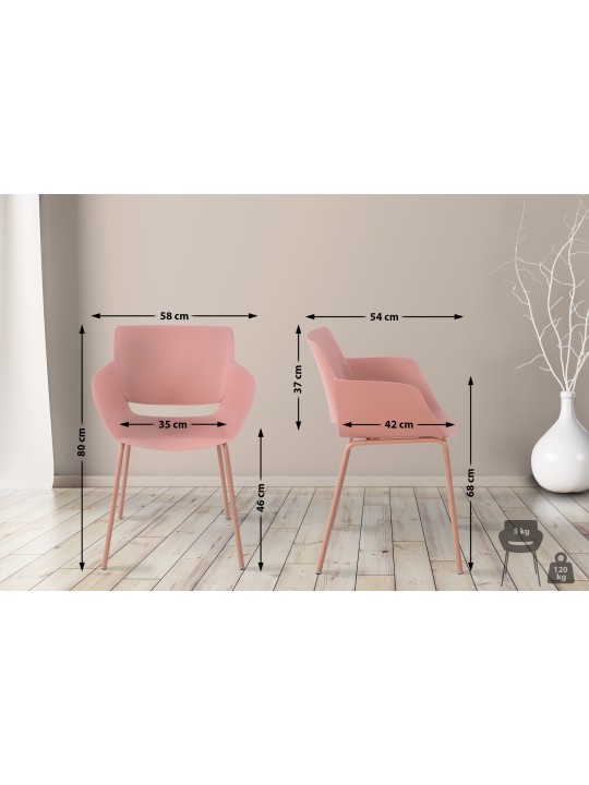 Stol Alpena, pink Stol Alpena, pink