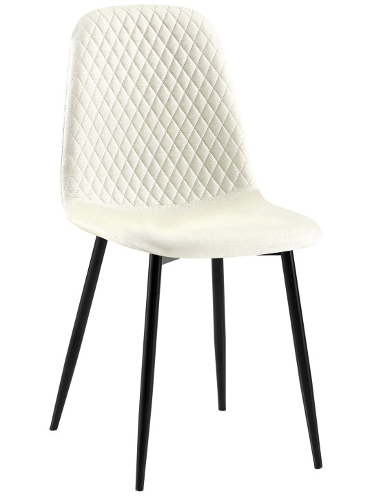 Stol Giverny stof, creme