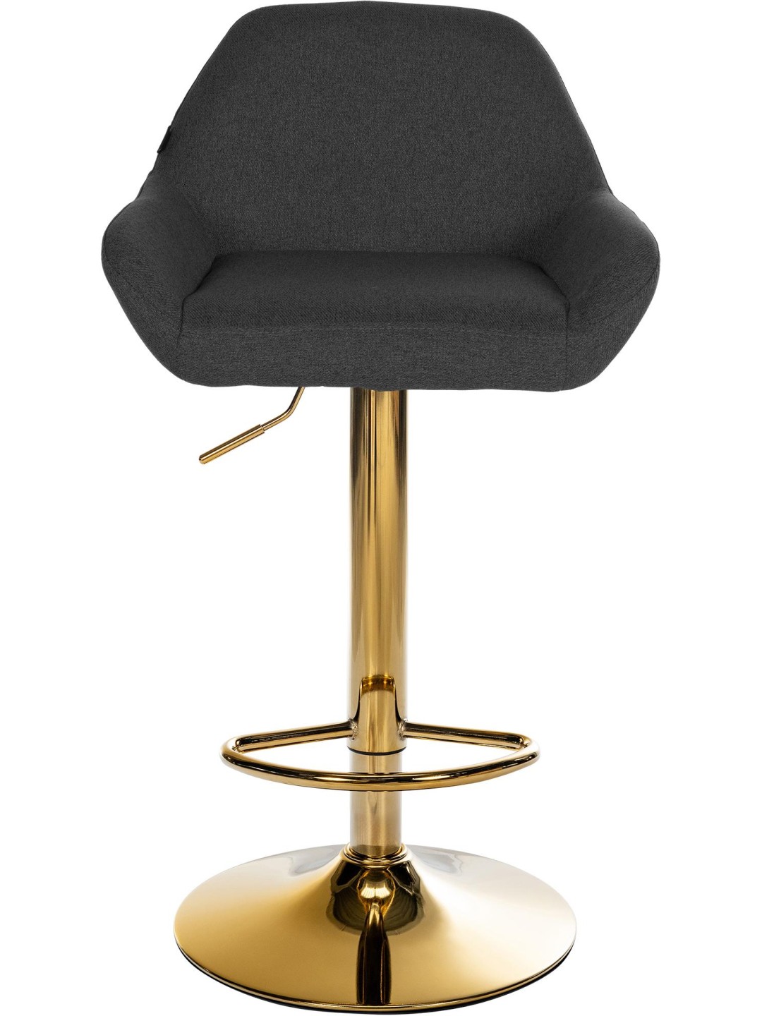 Barstol Braga Guld stof, sort