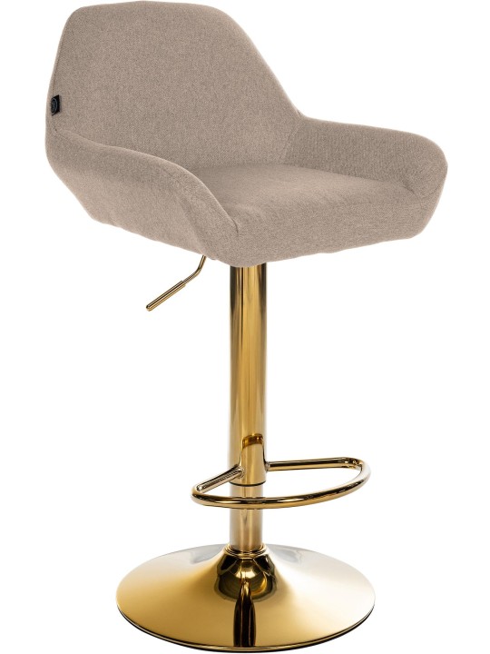 Barstol Braga Guld stof, taupe