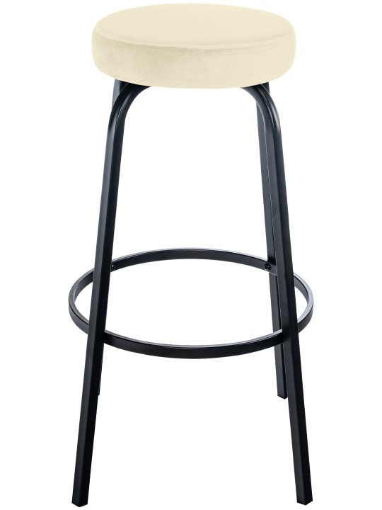 Barstol Kamari fløjl, creme