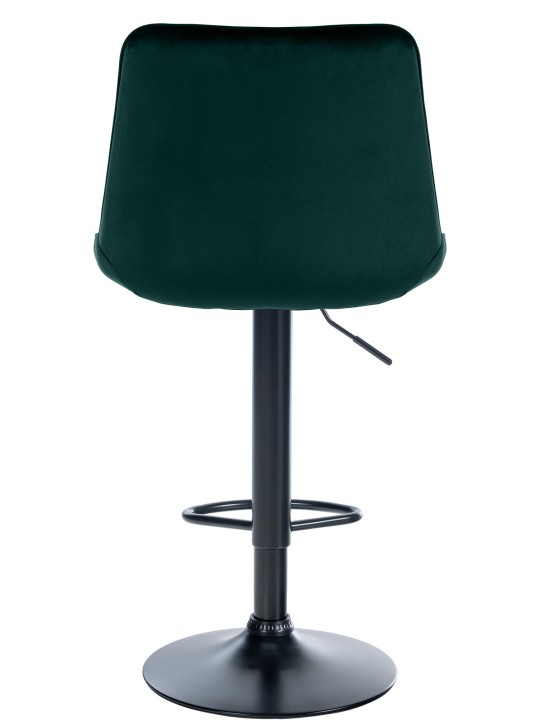 Sæt med 2 barstole Toni velvet, grøn