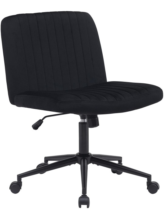 Kontorstol Kingman velvet, sort