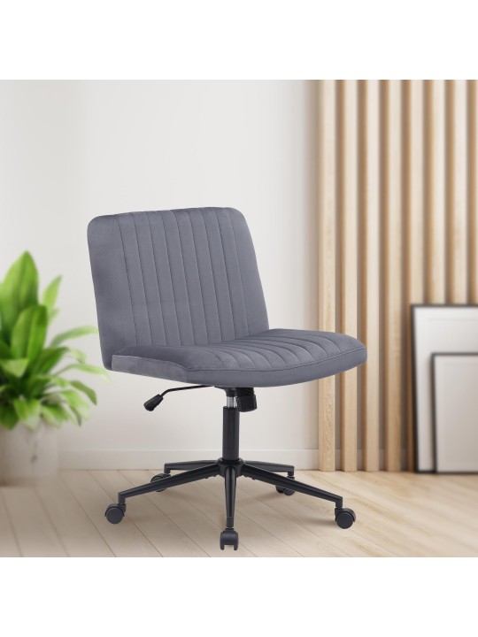 Kontorstol Kingman velvet, mørkegrå Kontorstol Kingman velvet, mørkegrå