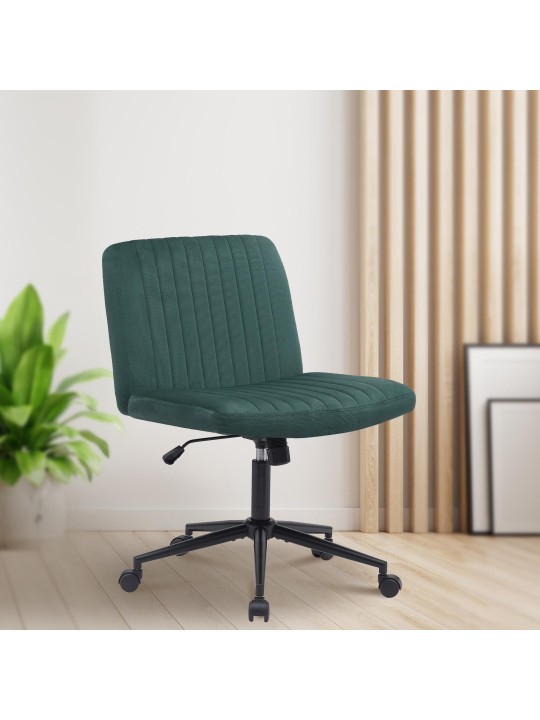 Kontorstol Kingman velvet, grøn Kontorstol Kingman velvet, grøn