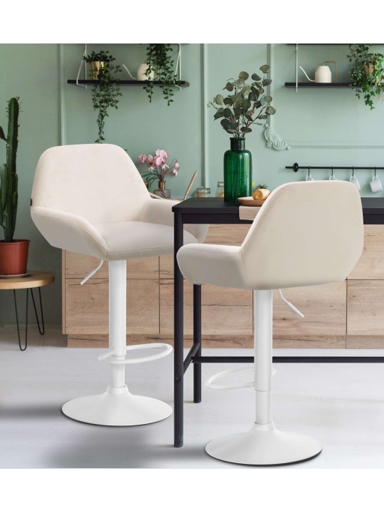 Barstol Braga fløjl, creme Barstol Braga fløjl, creme