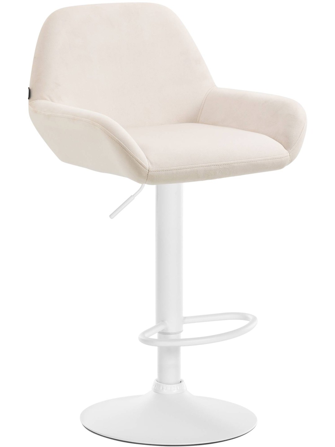 Barstol Braga fløjl, creme
