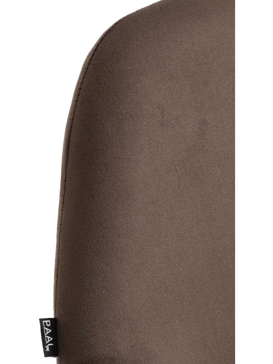 Sæt med 2 barstole Braga velvet, brun Sæt med 2 barstole Braga velvet, brun