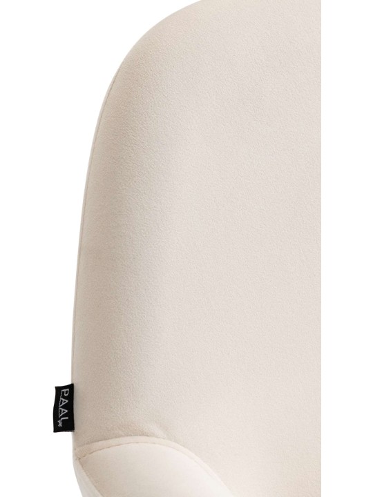 Sæt med 2 barstole Braga velvet, creme Sæt med 2 barstole Braga velvet, creme