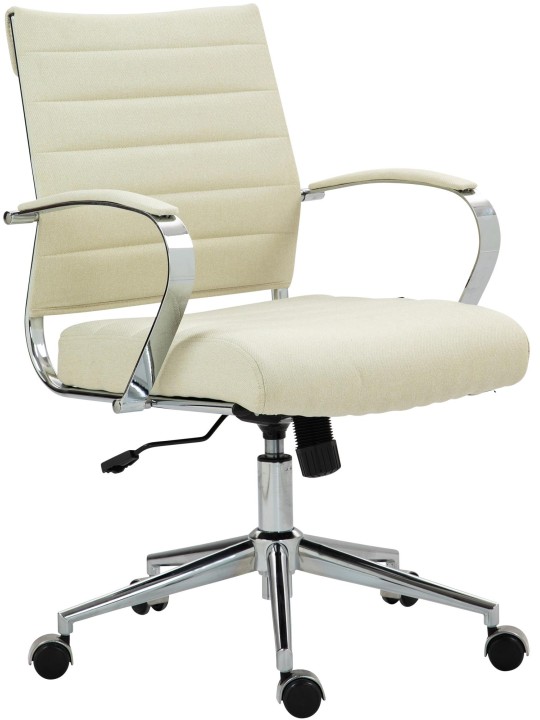 Kontorstol Oakland stof, creme