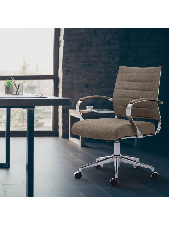 Kontorstol Oakland stof, taupe