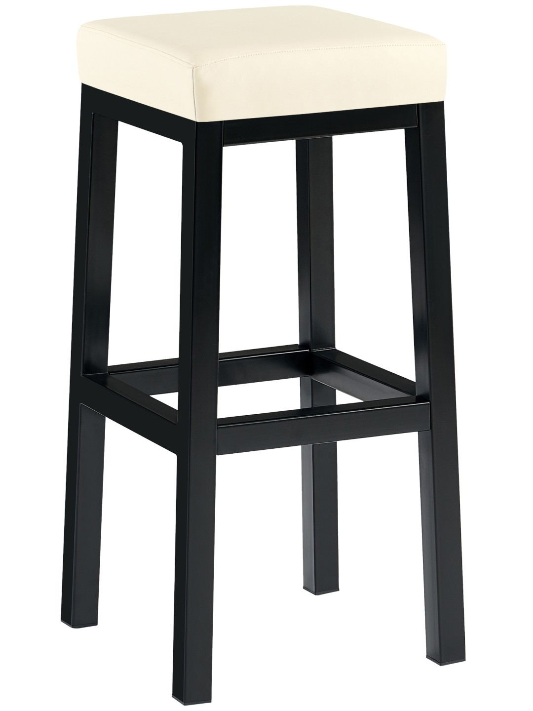Barstol Taylor B85 imiteret læder, creme