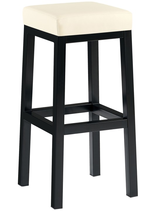 Barstol Taylor B85 imiteret læder, creme