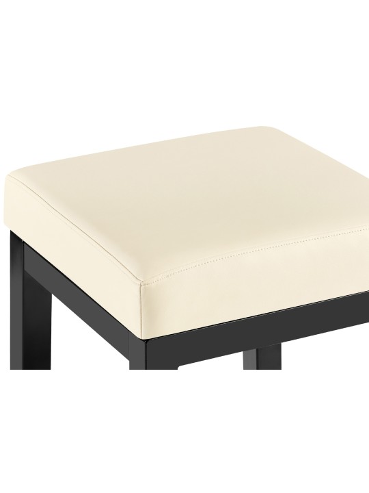 Barstol Taylor B85 imiteret læder, creme
