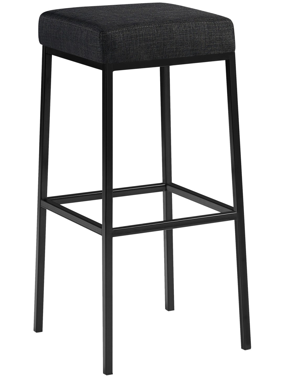 Barstol Montreal B85 stof, mørkegrå