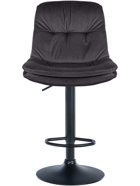 Barstol Laurel velour, sort