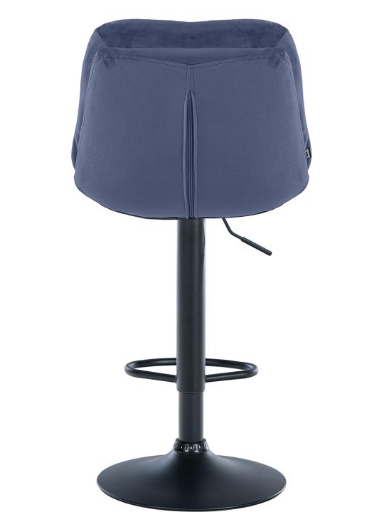 Barstol Laurel velour, blå