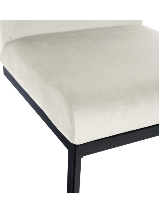 Barstol Hopewell fløjl B, creme Barstol Hopewell fløjl B, creme