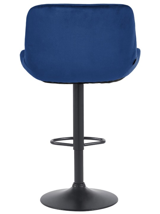 Barstol Solon fløjl, blå