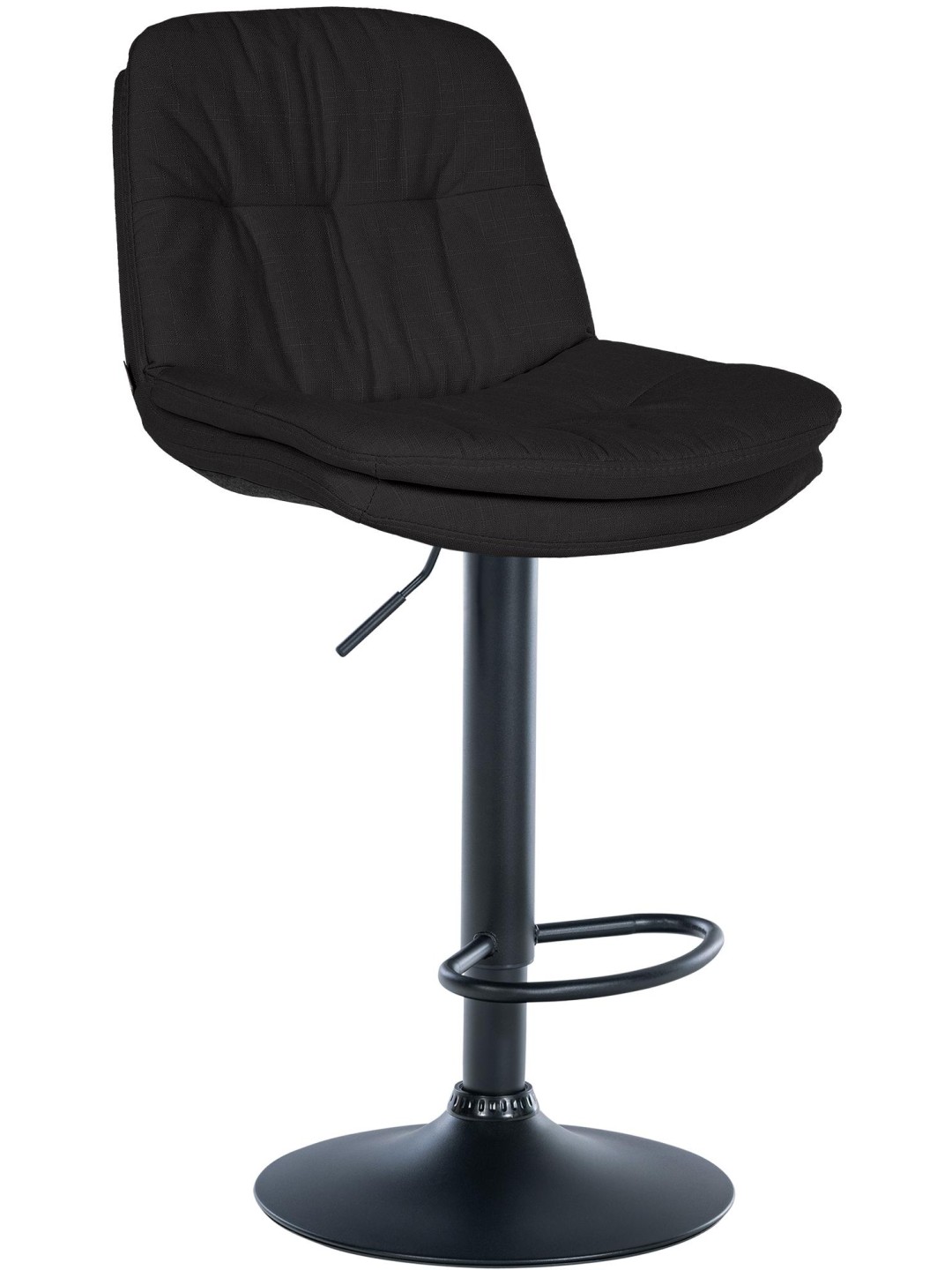 Barstol Laurel stof, sort