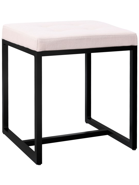 Taburet Barci B stof, creme