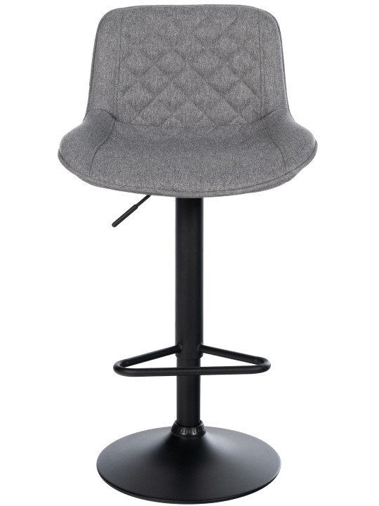 Barstol Kasson stof, mørkegrå