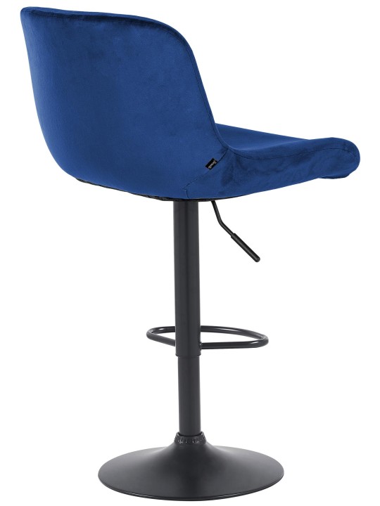 Sæt med 2 barstole Solon velvet, blå