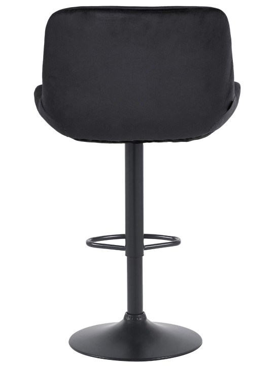 Sæt med 2 barstole Solon velvet, sort Sæt med 2 barstole Solon velvet, sort