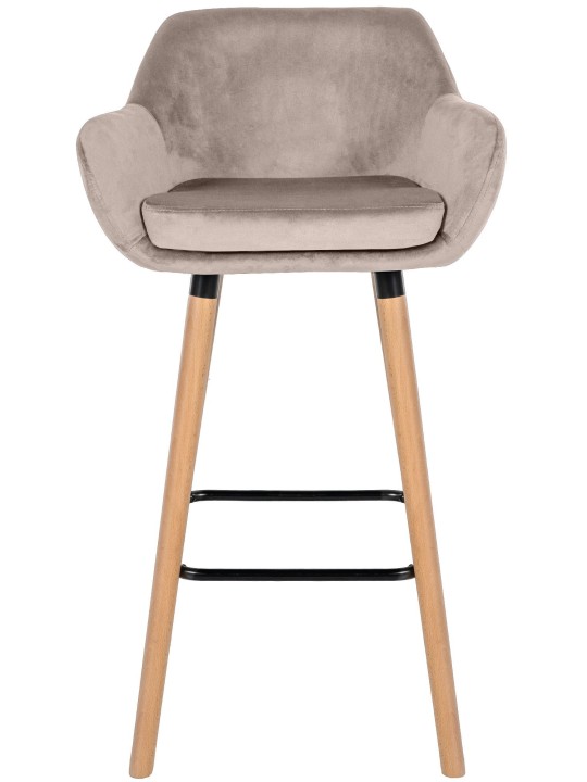 Barstol Grant velvet, creme