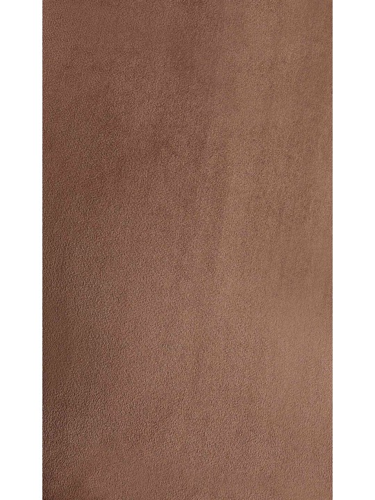 Sæt med 2 spisestuestole Lewes velvet, brun