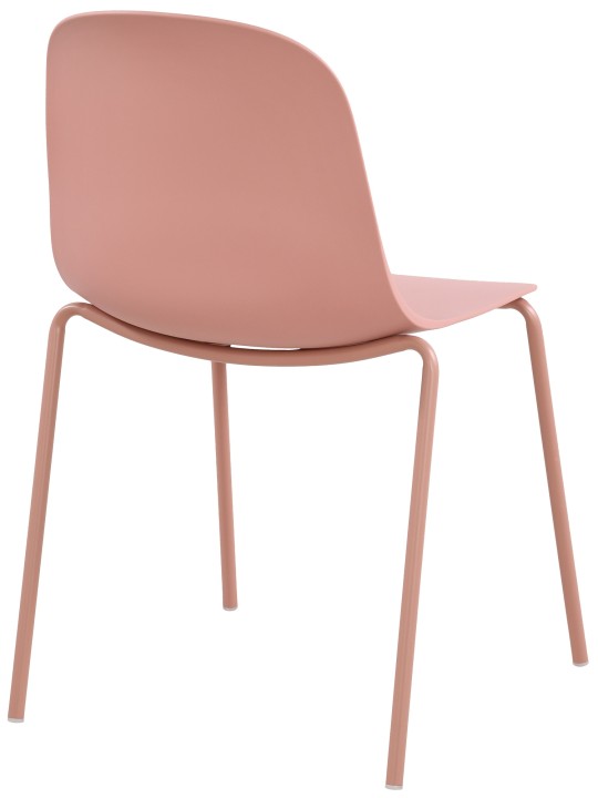 Sæt med 2 stole Hardin, pink