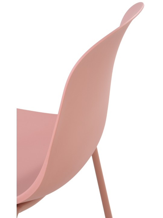 Sæt med 2 stole Hardin, pink