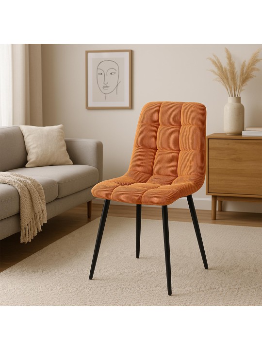 Spisestuestol Tilde Cord, orange
