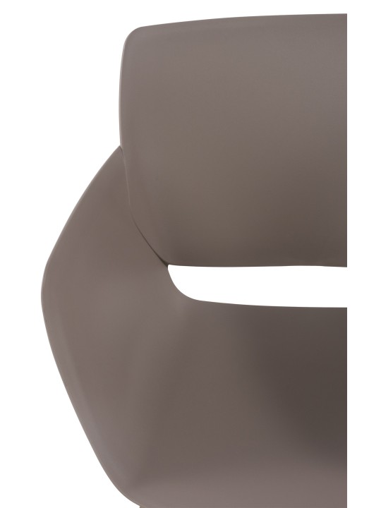Sæt med 2 stole Alpena, taupe