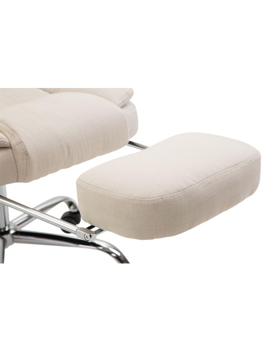 Kontorstol Slotsstof, creme