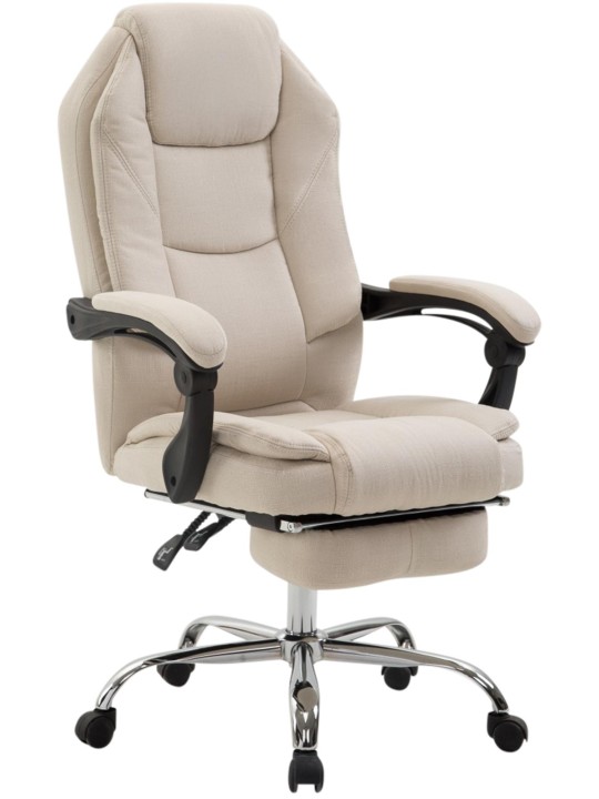 Kontorstol Slotsstof, creme